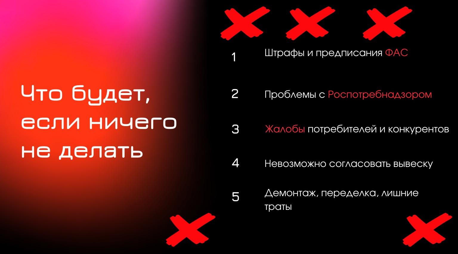 Правильное оформление вывесок с иностранными словами согласно 168-ФЗ